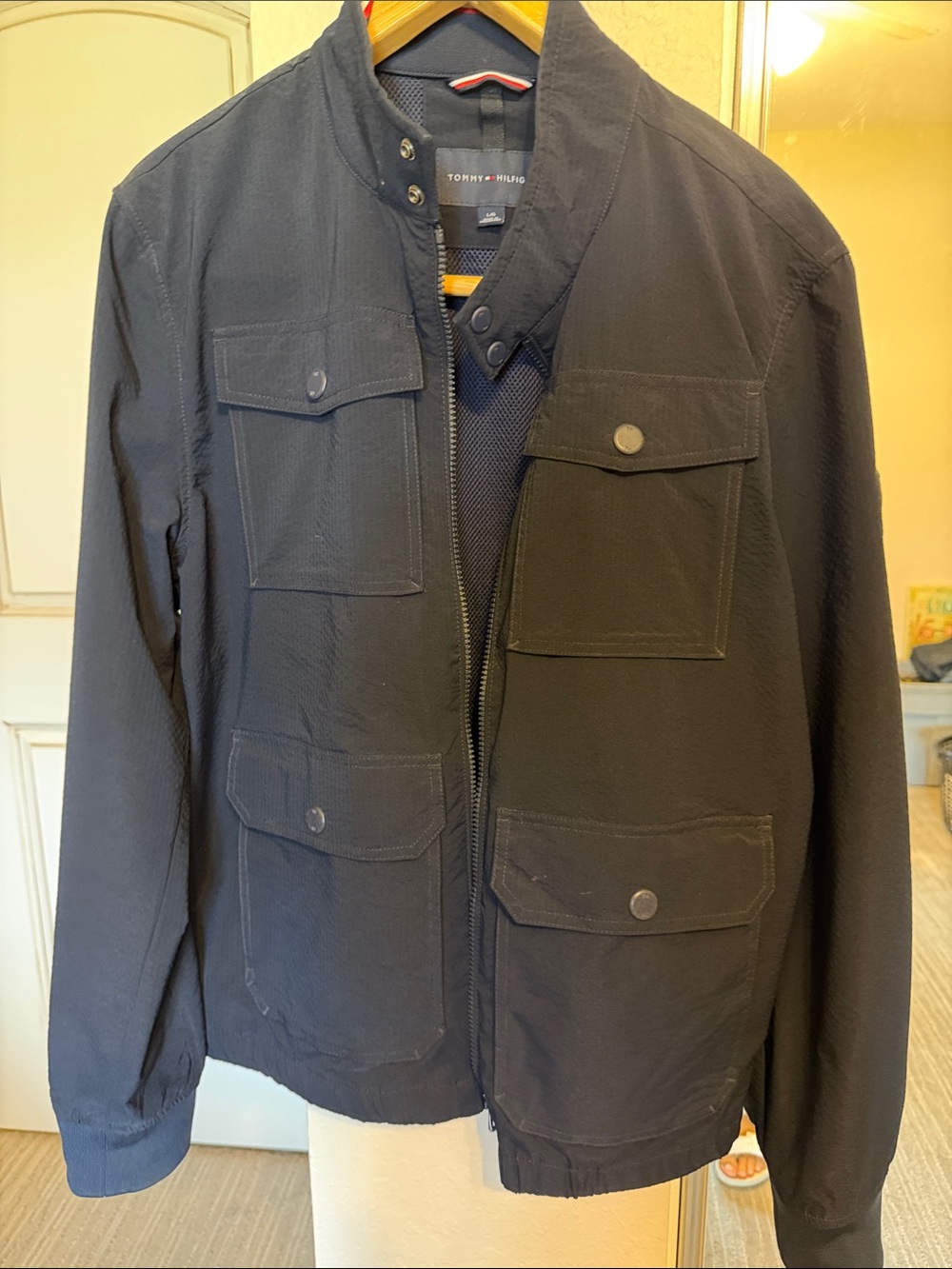 Tommy Hilfiger Men's Dark Navy Military Field Jacket